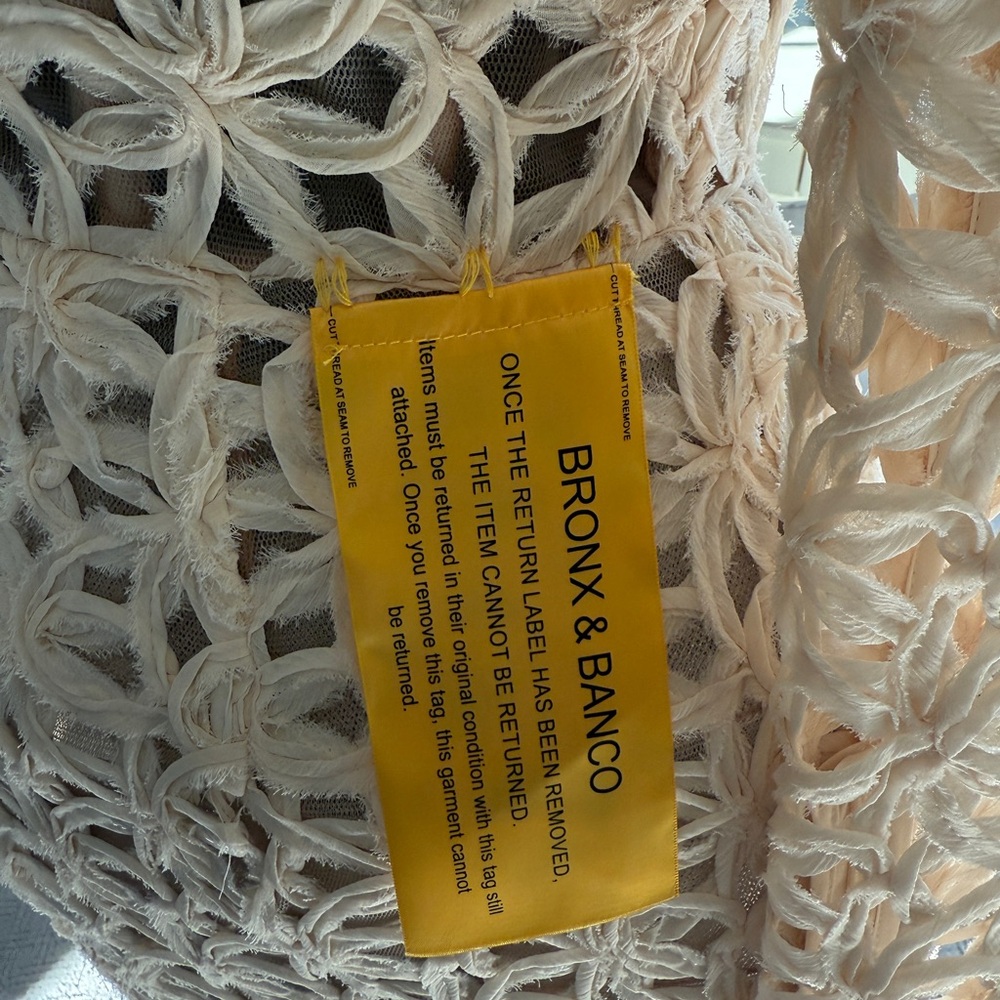 Bronx and Banco long sleeve cream dress(brand new with tags) - Picture 4 of 7